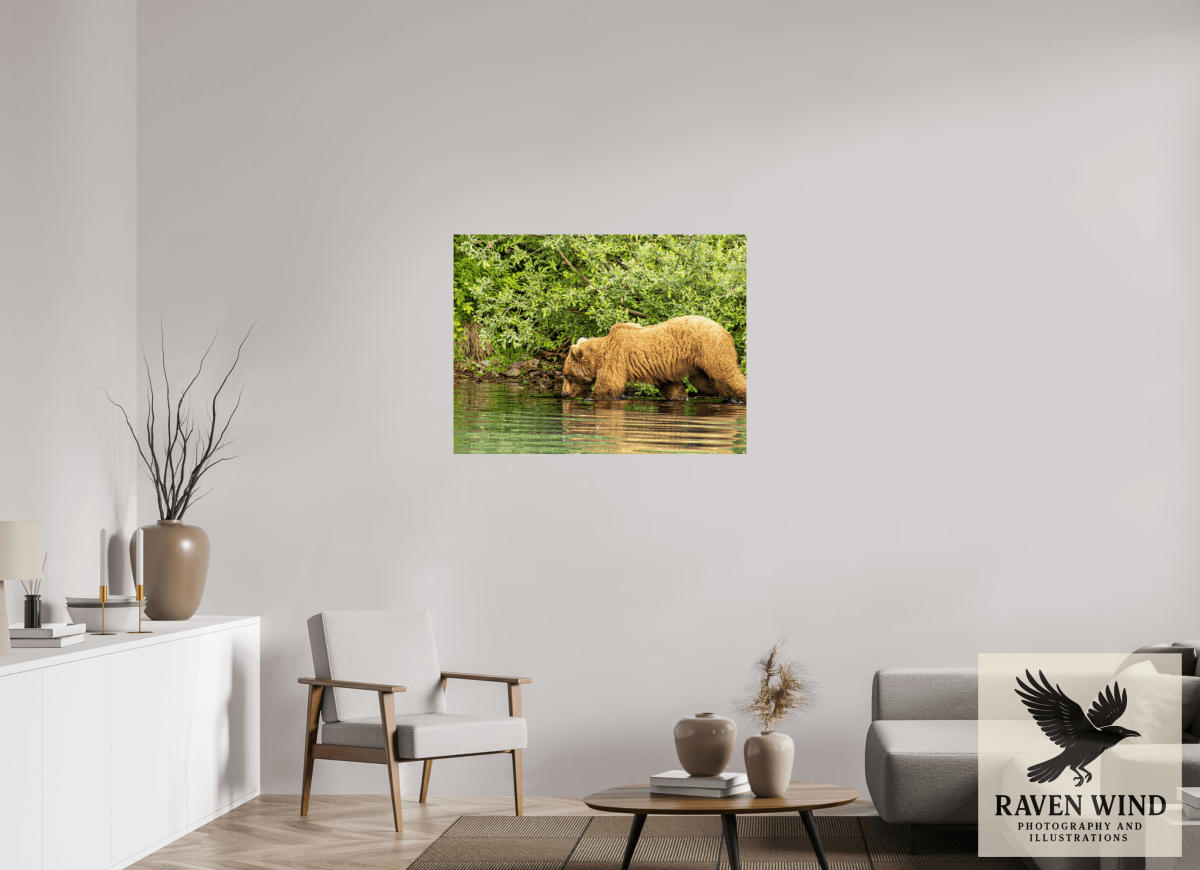 Raven Wind Photography & Illustrations-Fishing Takes Patience Fine Art Wildlife Photography Print -