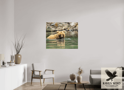Raven Wind Photography & Illustrations-Fishing the Deep End Fine Art Wildlife Photography Print -