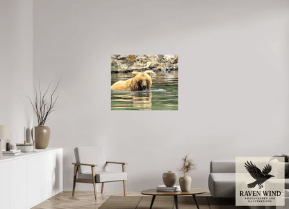 Raven Wind Photography & Illustrations-Fishing the Deep End Fine Art Wildlife Photography Print -