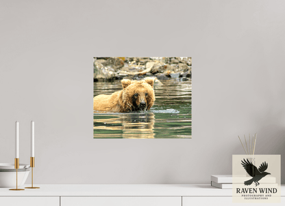 Raven Wind Photography & Illustrations-Fishing the Deep End Fine Art Wildlife Photography Print -