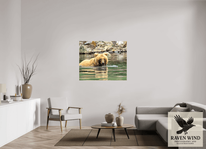 Raven Wind Photography & Illustrations-Fishing the Deep End Fine Art Wildlife Photography Print -
