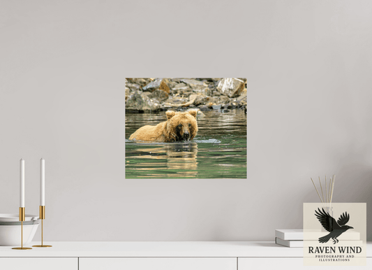Raven Wind Photography & Illustrations-Fishing the Deep End Fine Art Wildlife Photography Print -