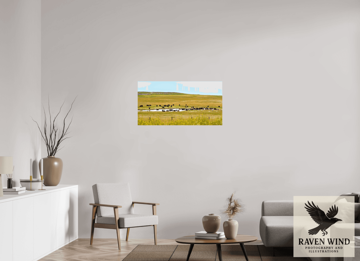 Raven Wind Photography & Illustrations-Gathering at Mule Creek Fine Art Nature Print -