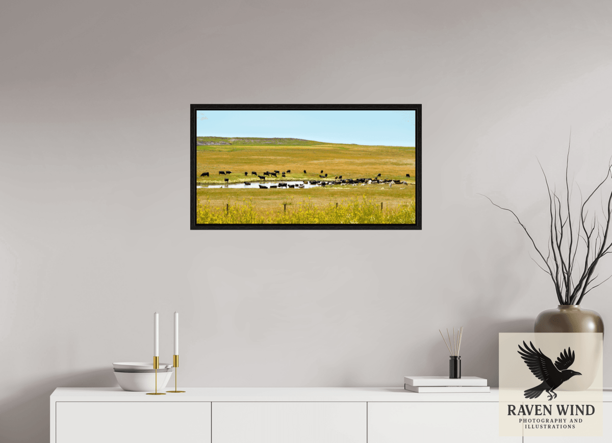 Raven Wind Photography & Illustrations-Gathering at Mule Creek Fine Art Nature Print -
