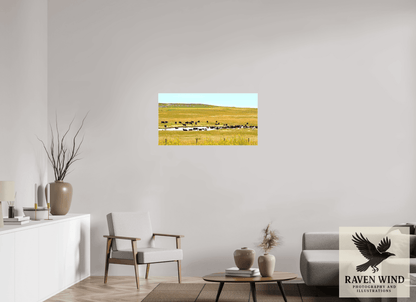 Raven Wind Photography & Illustrations-Gathering at Mule Creek Fine Art Nature Print -