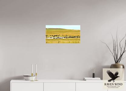 Raven Wind Photography & Illustrations-Gathering at Mule Creek Fine Art Nature Print -