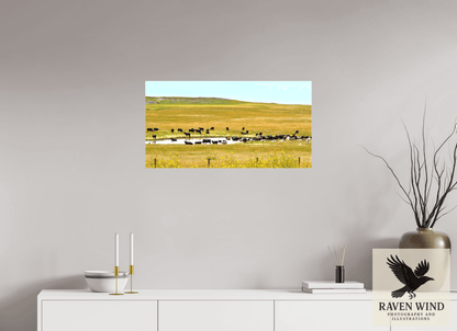 Raven Wind Photography & Illustrations-Gathering at Mule Creek Fine Art Nature Print -