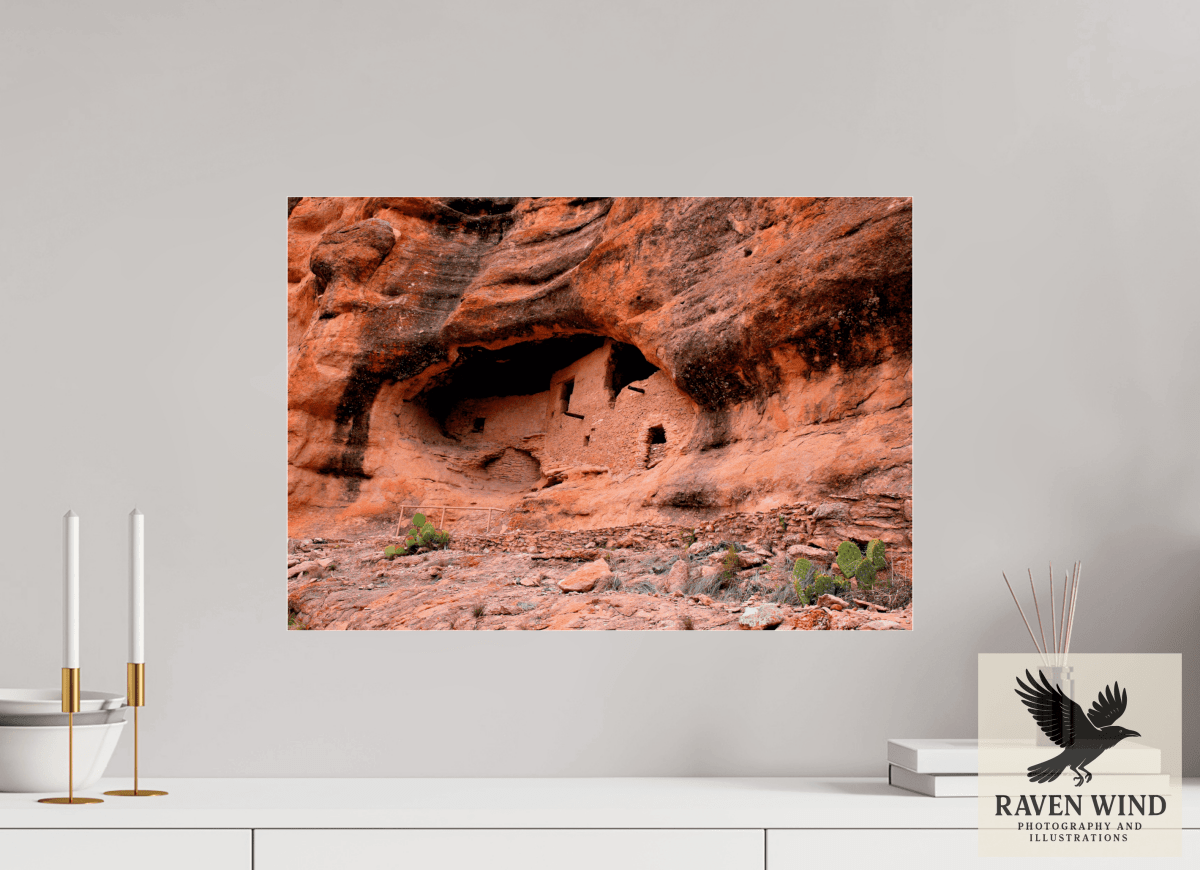 Raven Wind Photography & Illustrations-Gila Ruins - A Glimpse into Ancient Ingenuity Fine Art Nature Print -