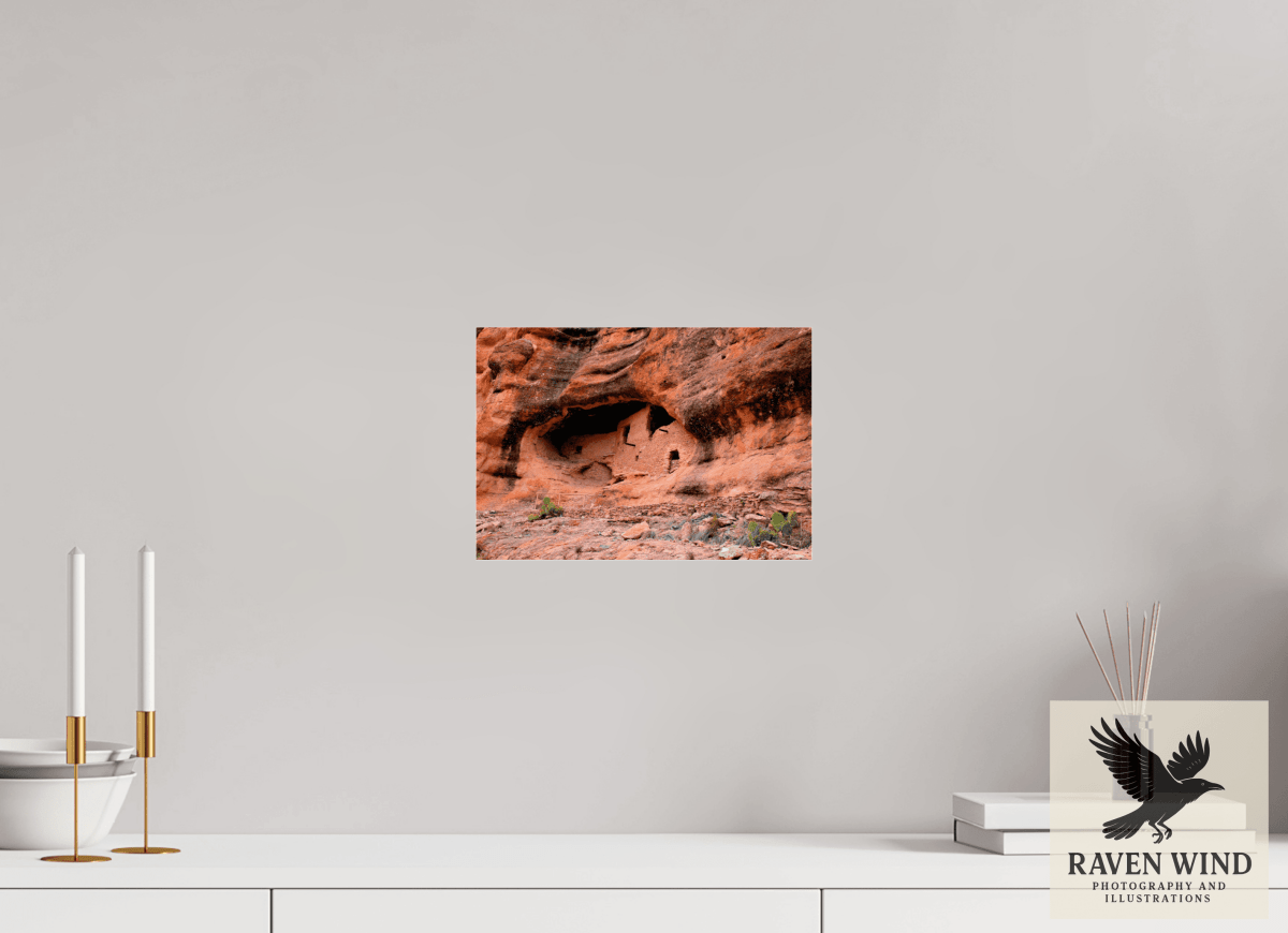 Raven Wind Photography & Illustrations-Gila Ruins - A Glimpse into Ancient Ingenuity Fine Art Nature Print -