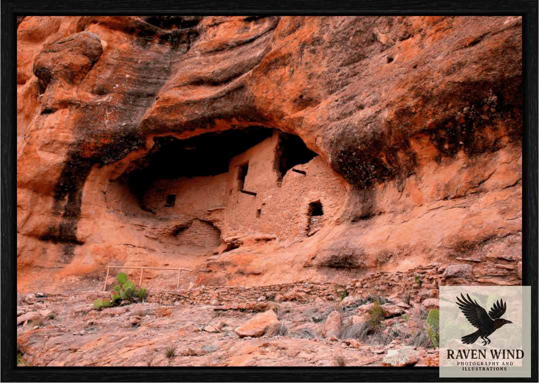 Raven Wind Photography & Illustrations-Gila Ruins - A Glimpse into Ancient Ingenuity Fine Art Nature Print -
