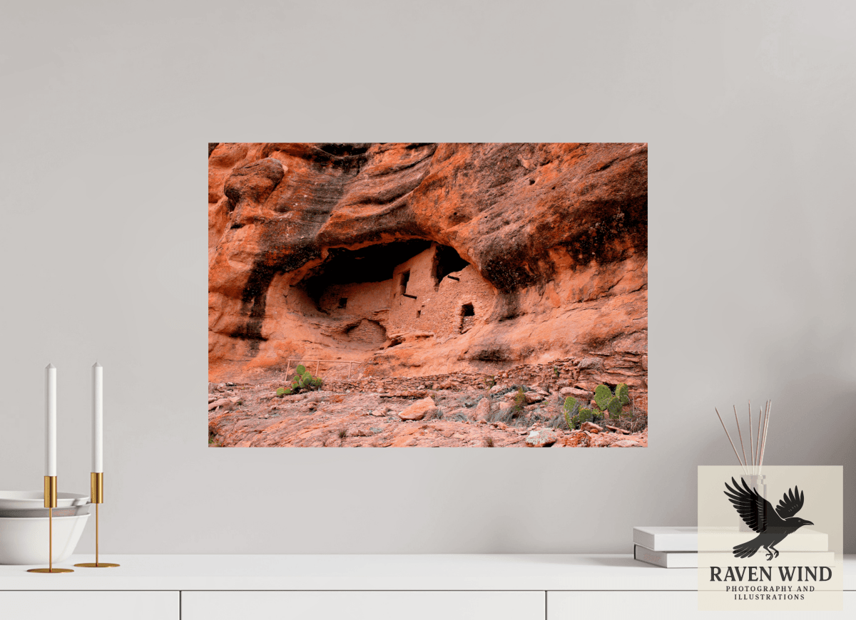 Raven Wind Photography & Illustrations-Gila Ruins - A Glimpse into Ancient Ingenuity Fine Art Nature Print -