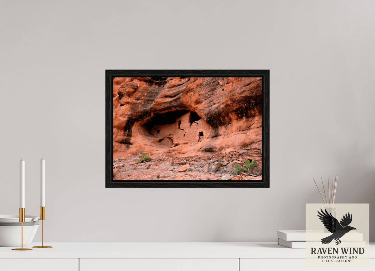Raven Wind Photography & Illustrations-Gila Ruins - A Glimpse into Ancient Ingenuity Fine Art Nature Print -