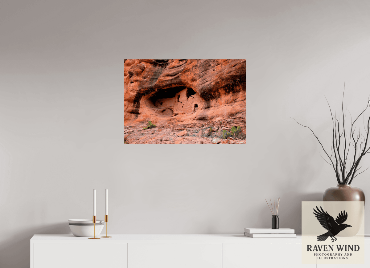 Raven Wind Photography & Illustrations-Gila Ruins - A Glimpse into Ancient Ingenuity Fine Art Nature Print -