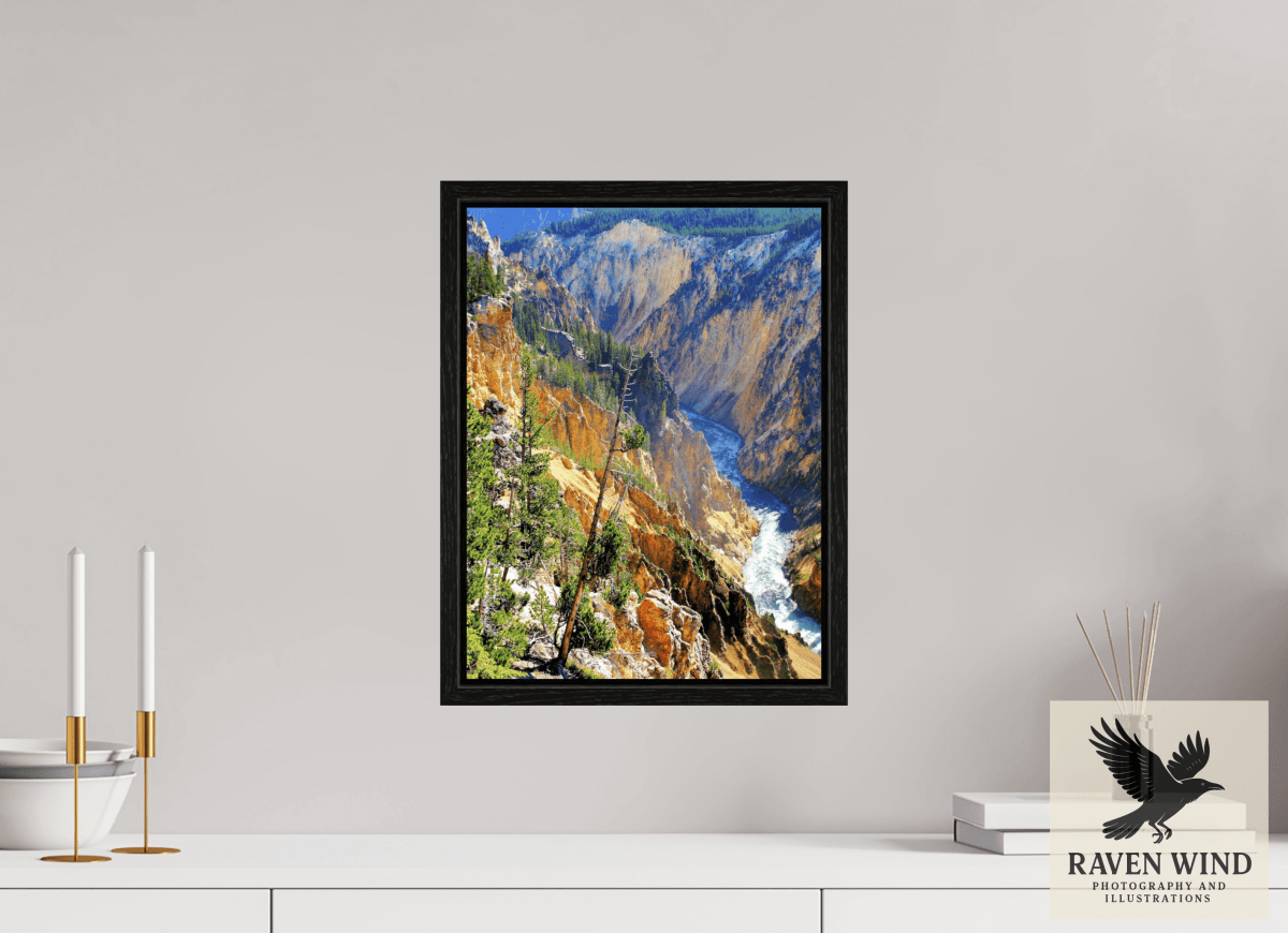 Raven Wind Photography & Illustrations-Grand Canyon of Yellowstone Fine Art Nature Print -
