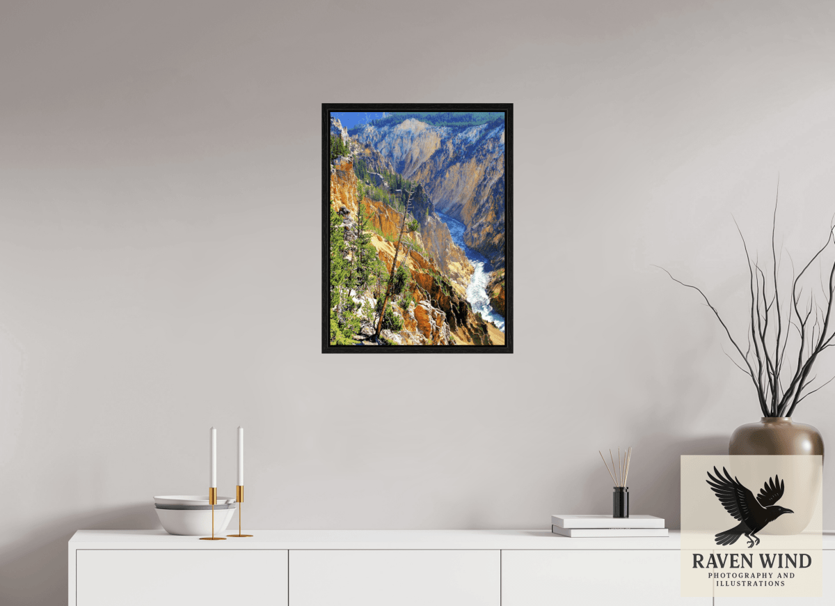 Raven Wind Photography & Illustrations-Grand Canyon of Yellowstone Fine Art Nature Print -