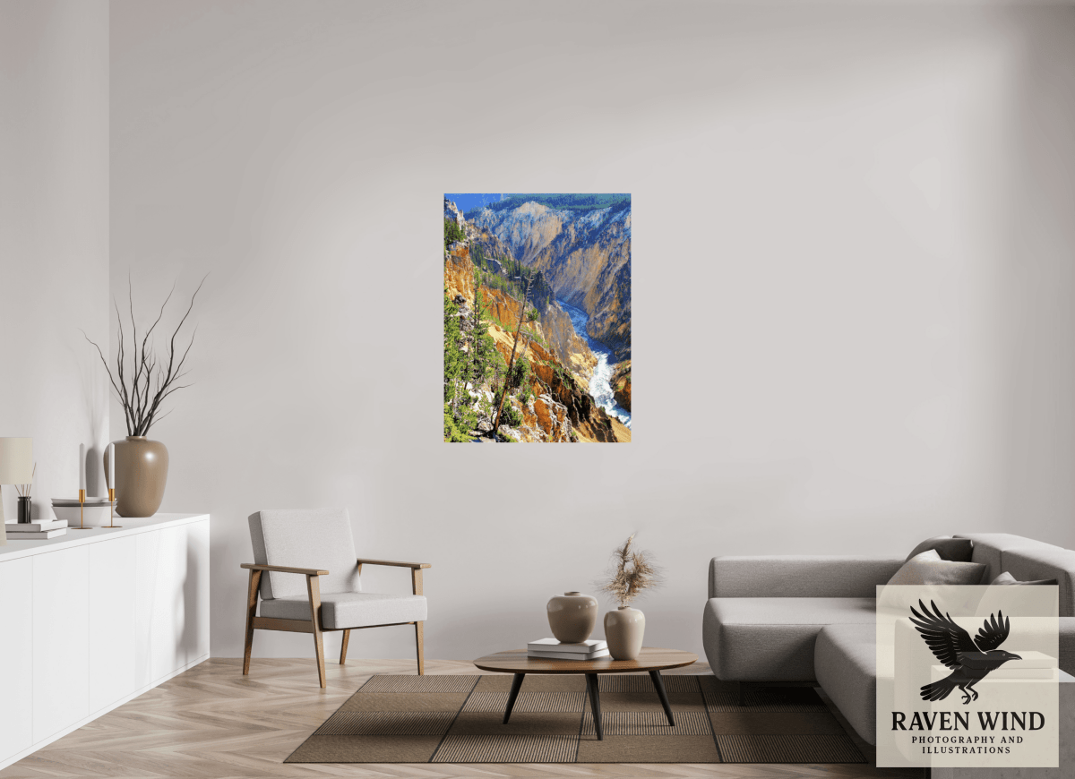 Raven Wind Photography & Illustrations-Grand Canyon of Yellowstone Fine Art Nature Print -