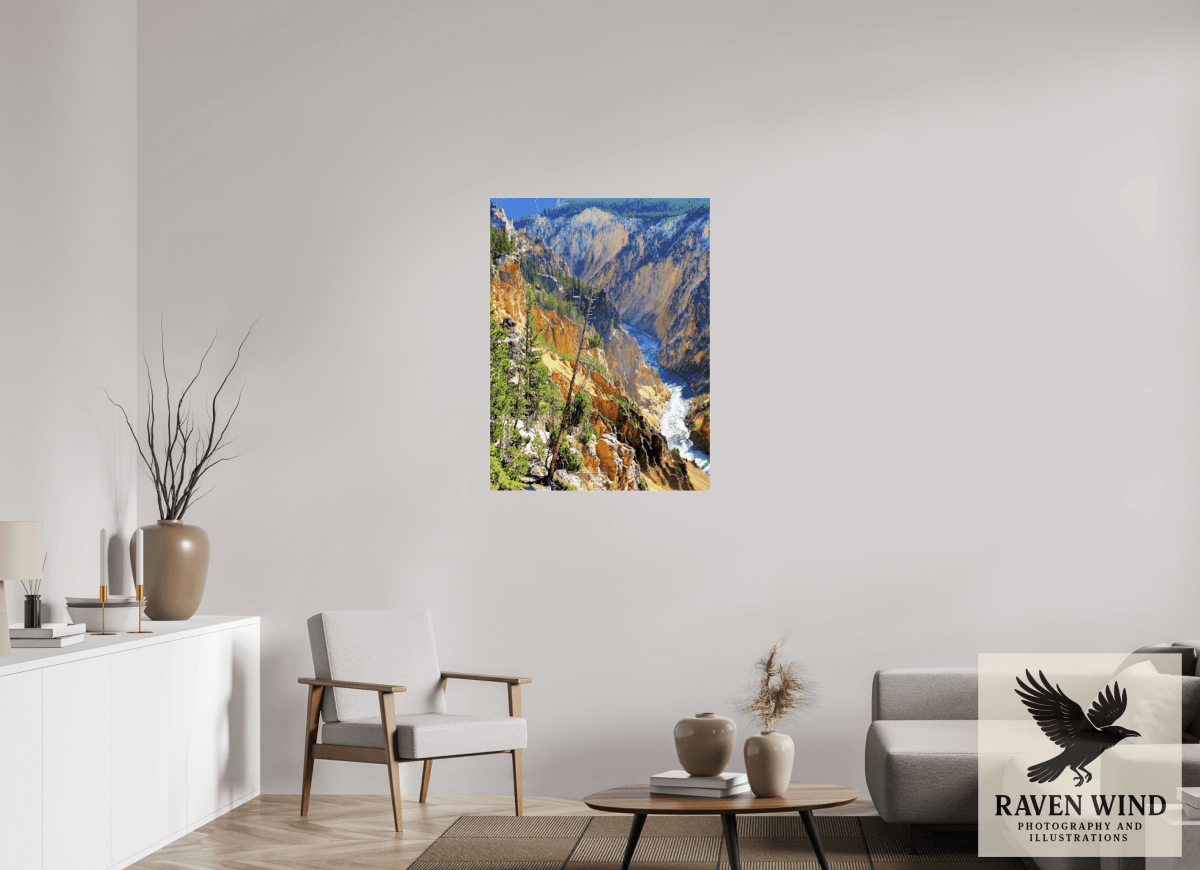 Raven Wind Photography & Illustrations-Grand Canyon of Yellowstone Fine Art Nature Print -
