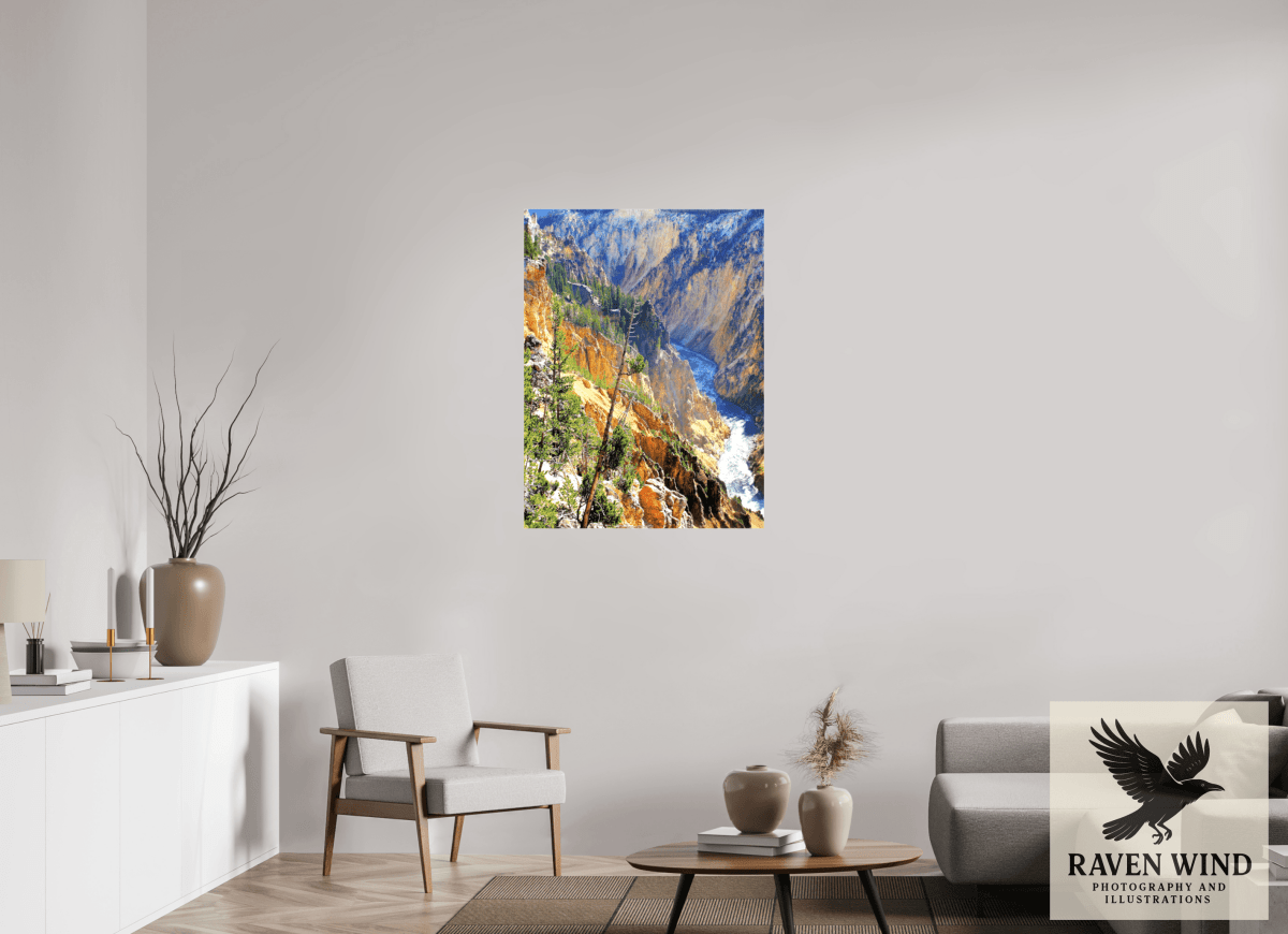 Raven Wind Photography & Illustrations-Grand Canyon of Yellowstone Fine Art Nature Print -