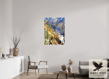 Raven Wind Photography & Illustrations-Grand Canyon of Yellowstone Fine Art Nature Print -