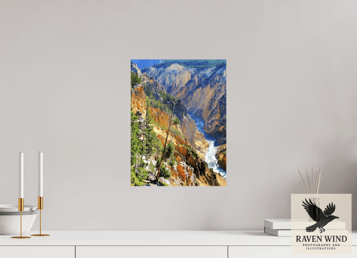 Raven Wind Photography & Illustrations-Grand Canyon of Yellowstone Fine Art Nature Print -