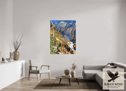 Raven Wind Photography & Illustrations-Grand Canyon of Yellowstone Fine Art Nature Print -