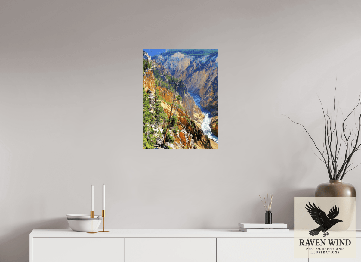 Raven Wind Photography & Illustrations-Grand Canyon of Yellowstone Fine Art Nature Print -