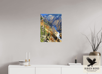 Raven Wind Photography & Illustrations-Grand Canyon of Yellowstone Fine Art Nature Print -