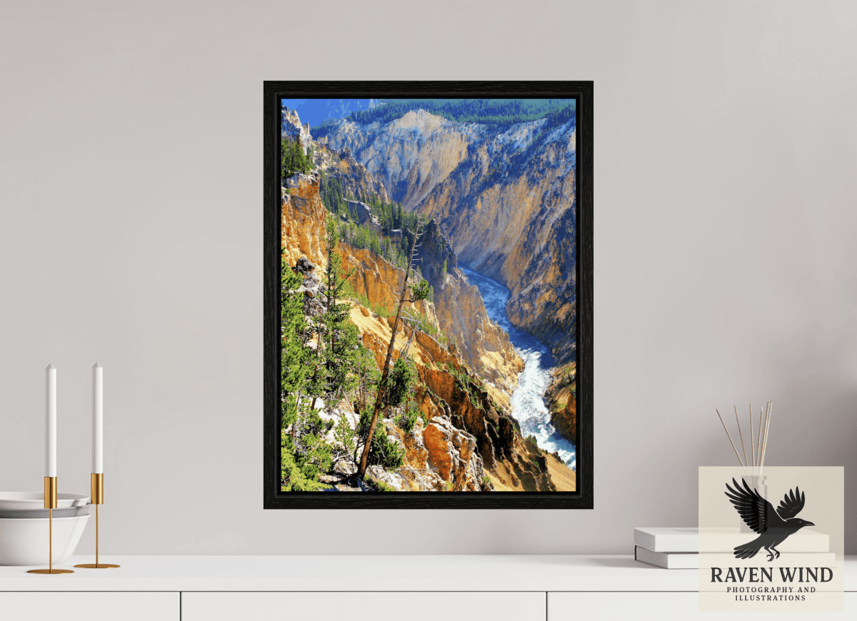 Raven Wind Photography & Illustrations-Grand Canyon of Yellowstone Fine Art Nature Print -