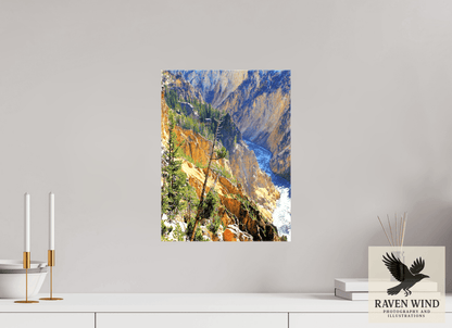 Raven Wind Photography & Illustrations-Grand Canyon of Yellowstone Fine Art Nature Print -
