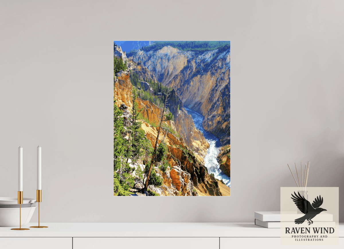 Raven Wind Photography & Illustrations-Grand Canyon of Yellowstone Fine Art Nature Print -