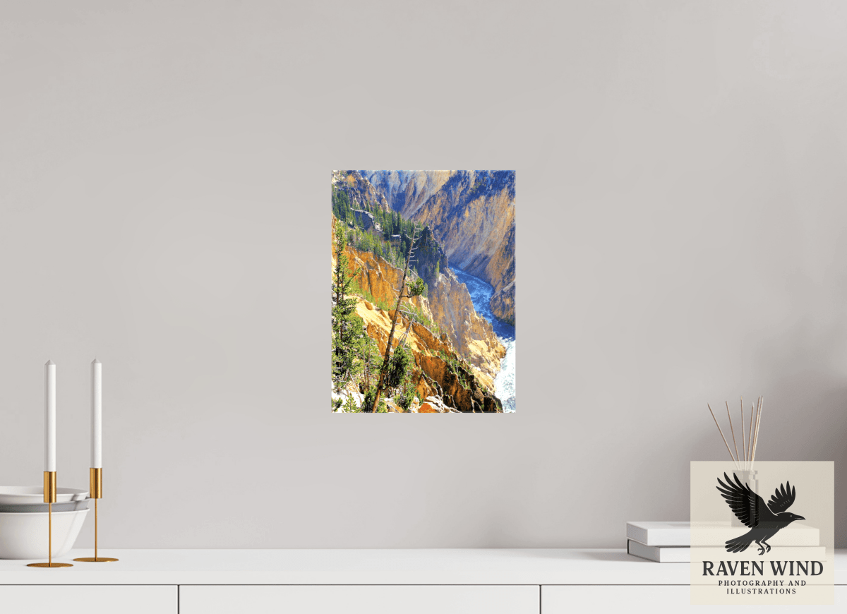 Raven Wind Photography & Illustrations-Grand Canyon of Yellowstone Fine Art Nature Print -