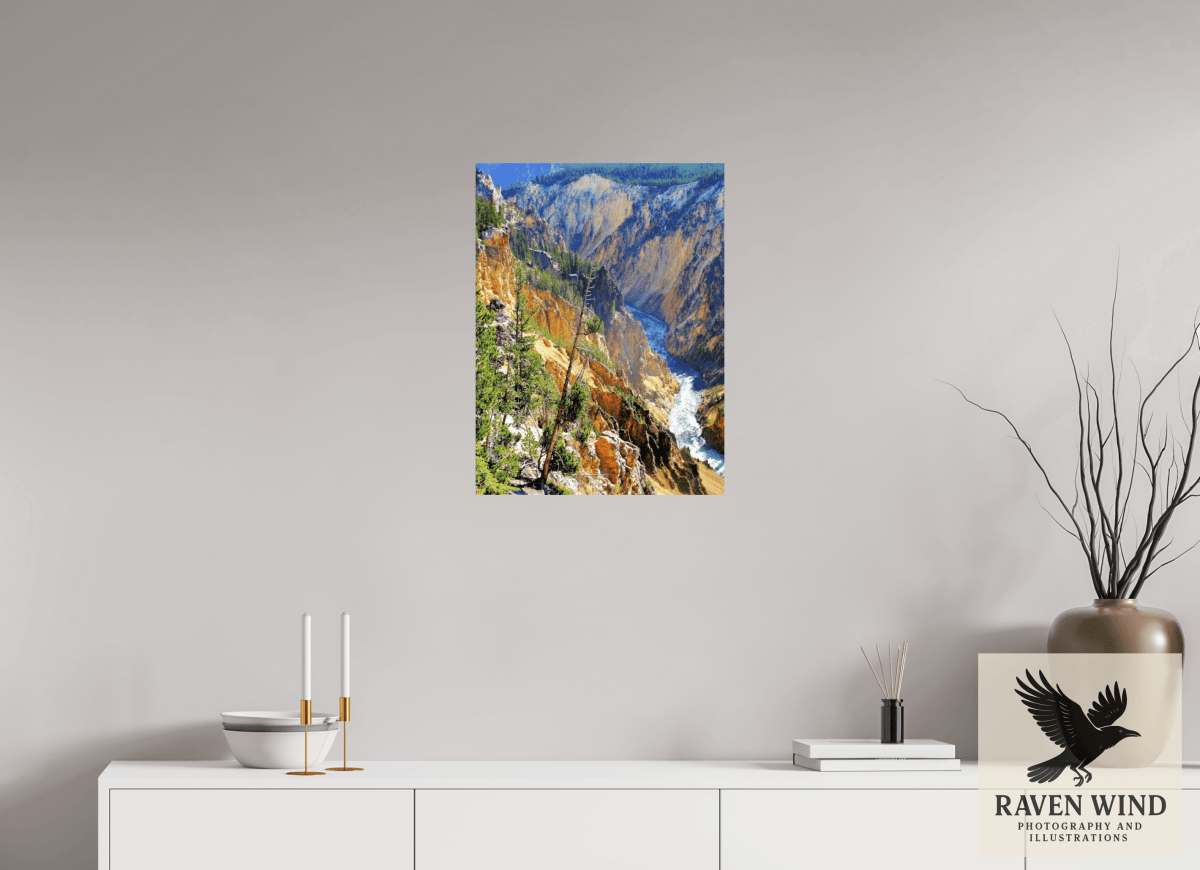 Raven Wind Photography & Illustrations-Grand Canyon of Yellowstone Fine Art Nature Print -
