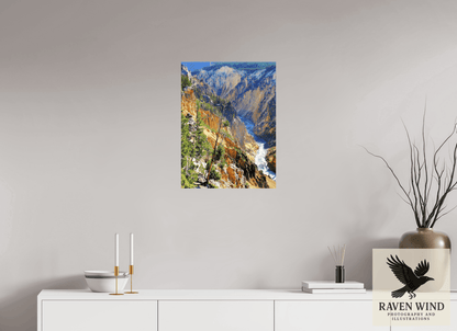 Raven Wind Photography & Illustrations-Grand Canyon of Yellowstone Fine Art Nature Print -