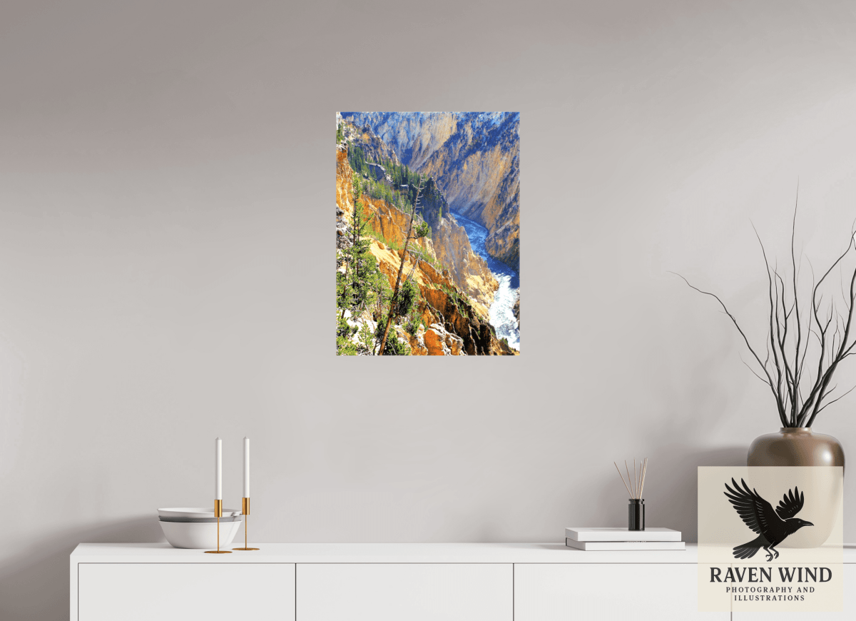 Raven Wind Photography & Illustrations-Grand Canyon of Yellowstone Fine Art Nature Print -