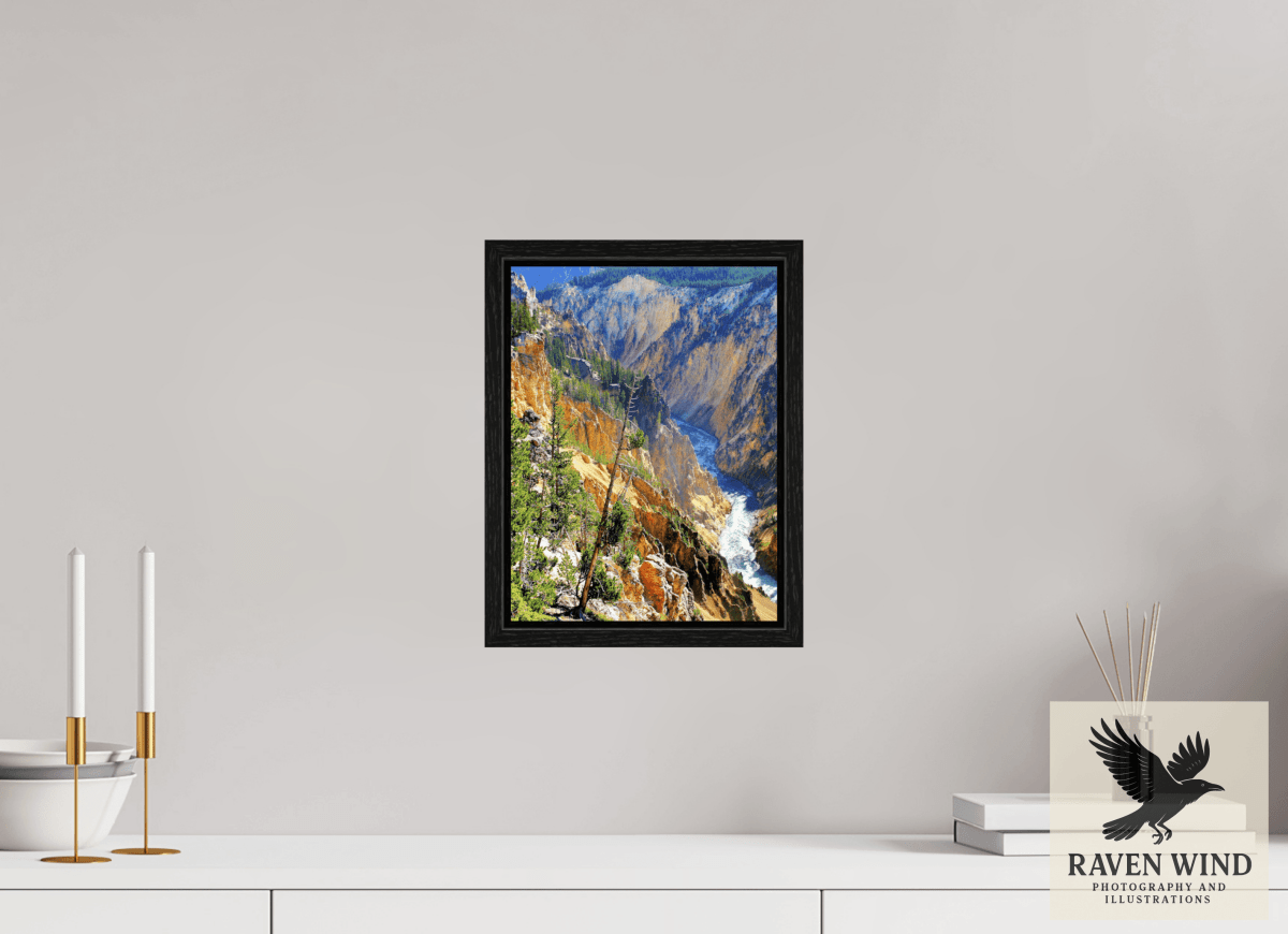 Raven Wind Photography & Illustrations-Grand Canyon of Yellowstone Fine Art Nature Print -