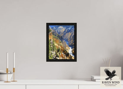 Raven Wind Photography & Illustrations-Grand Canyon of Yellowstone Fine Art Nature Print -
