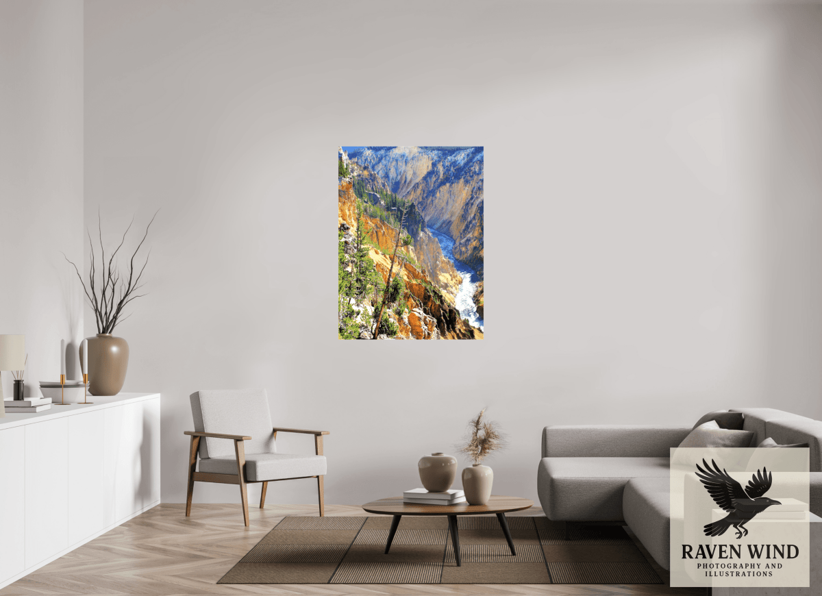 Raven Wind Photography & Illustrations-Grand Canyon of Yellowstone Fine Art Nature Print -