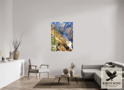 Raven Wind Photography & Illustrations-Grand Canyon of Yellowstone Fine Art Nature Print -