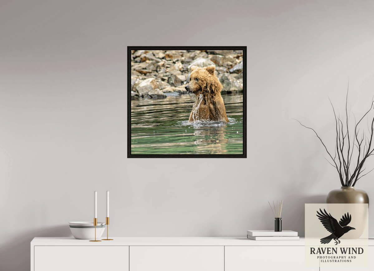 Raven Wind Photography & Illustrations-Missed the Catch - not the Moment! Fine Art Wildlife Print -