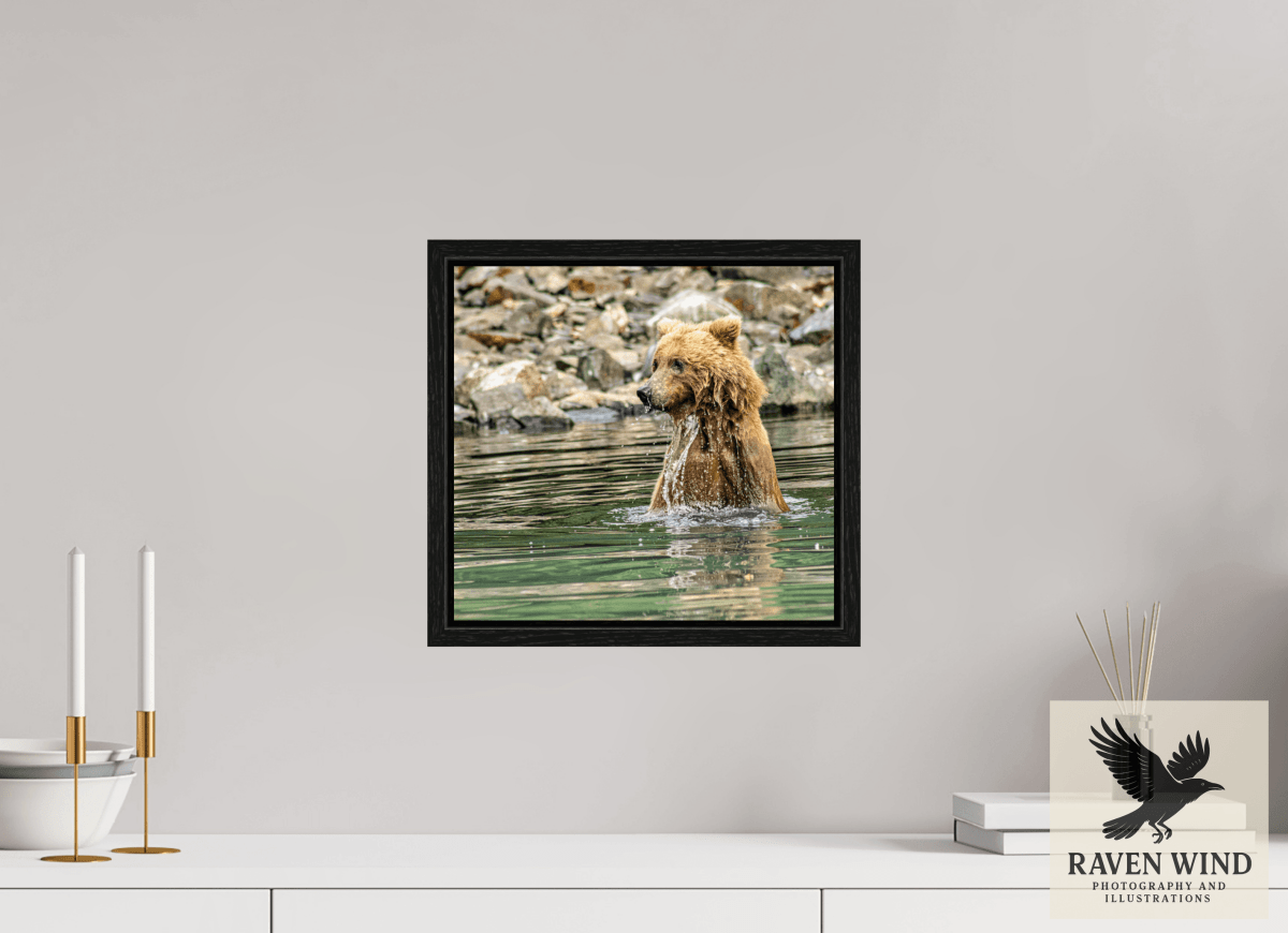 Raven Wind Photography & Illustrations-Missed the Catch - not the Moment! Fine Art Wildlife Print -