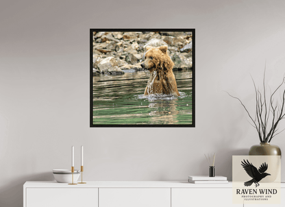 Raven Wind Photography & Illustrations-Missed the Catch - not the Moment! Fine Art Wildlife Print -