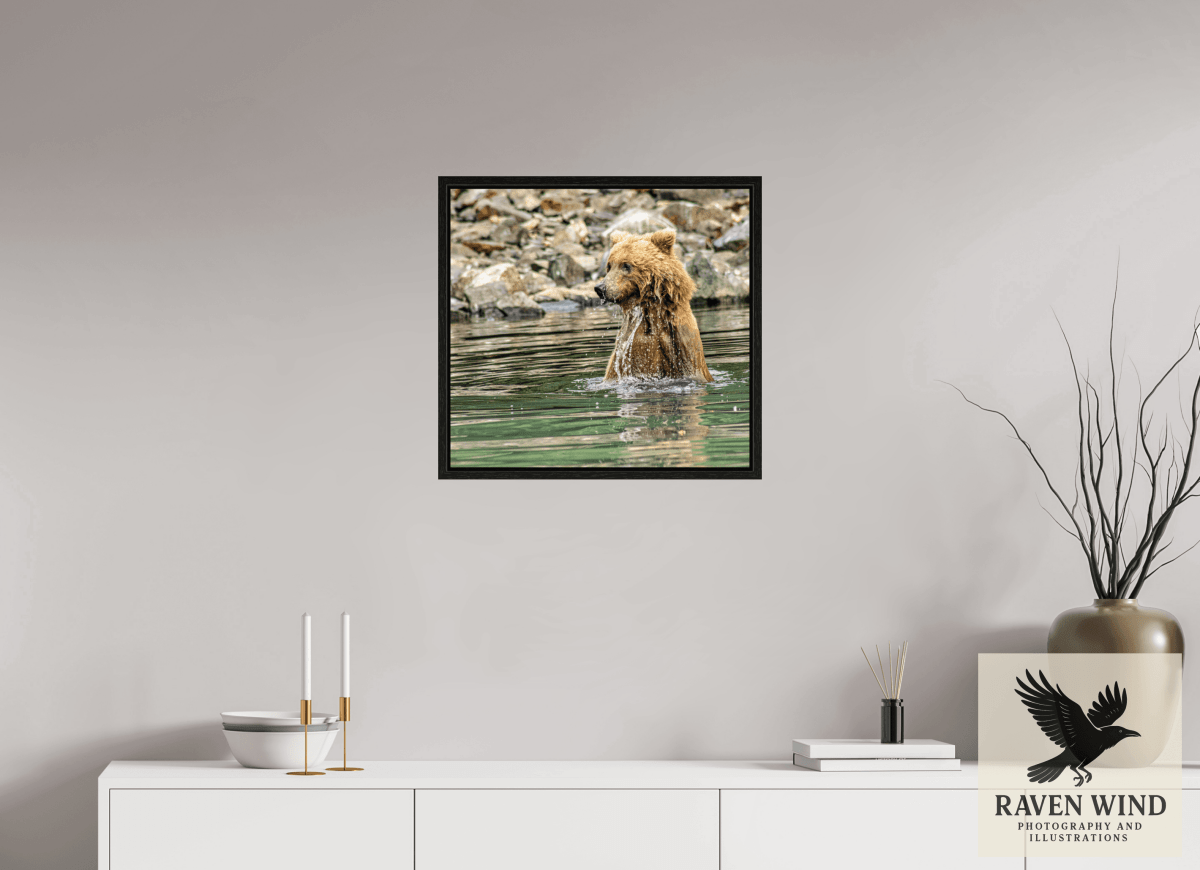 Raven Wind Photography & Illustrations-Missed the Catch - not the Moment! Fine Art Wildlife Print -