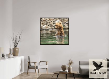 Raven Wind Photography & Illustrations-Missed the Catch - not the Moment! Fine Art Wildlife Print -