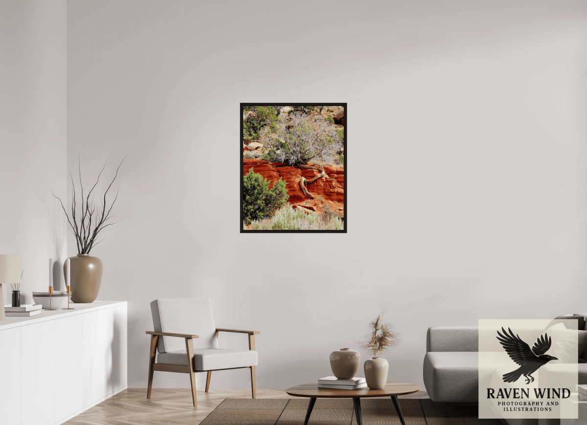 Raven Wind Photography & Illustrations-Resilient Roots Fine Art Nature Print -