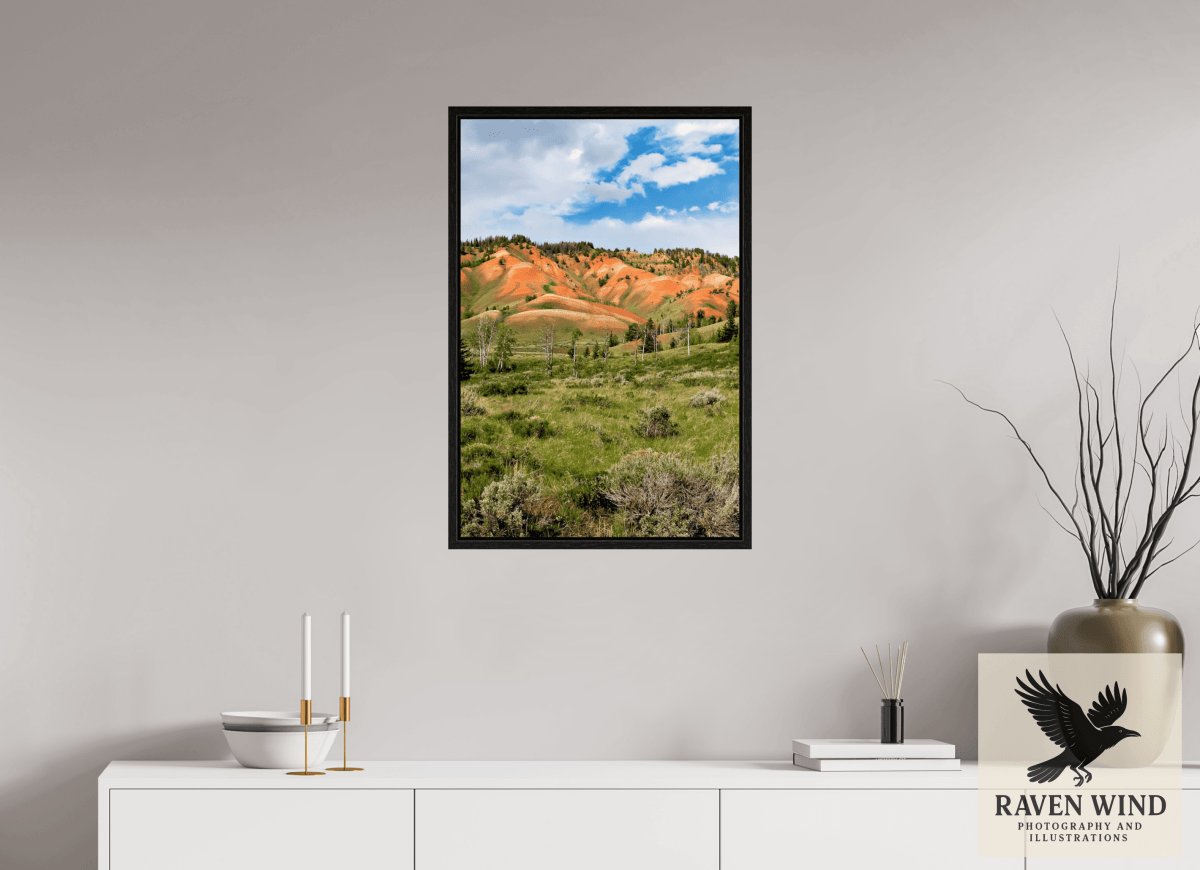 Raven Wind Photography & Illustrations-Salmon Hills Fine Art Nature Print -