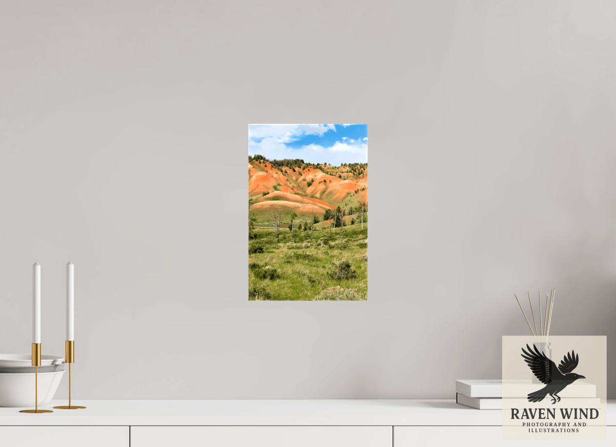 Raven Wind Photography & Illustrations-Salmon Hills Fine Art Nature Print -
