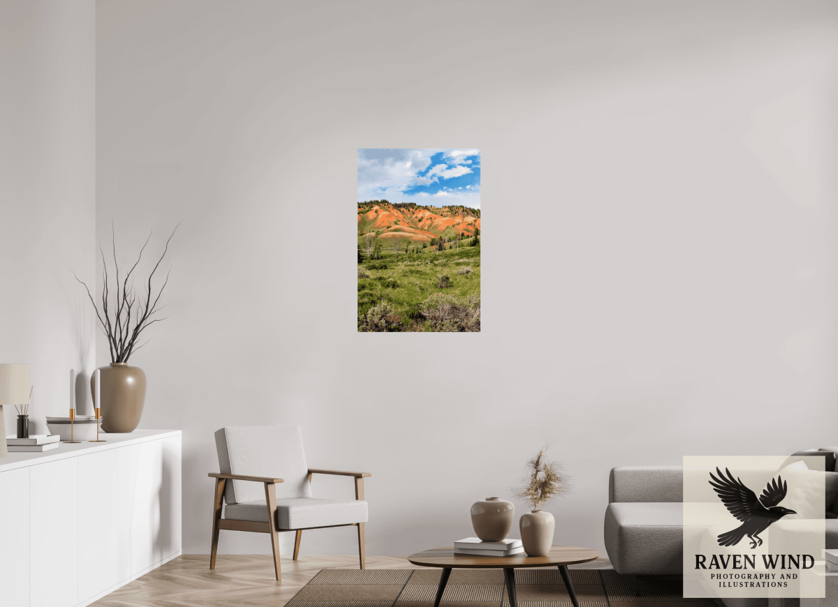 Raven Wind Photography & Illustrations-Salmon Hills Fine Art Nature Print -