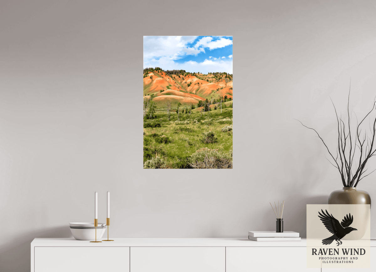 Raven Wind Photography & Illustrations-Salmon Hills Fine Art Nature Print -