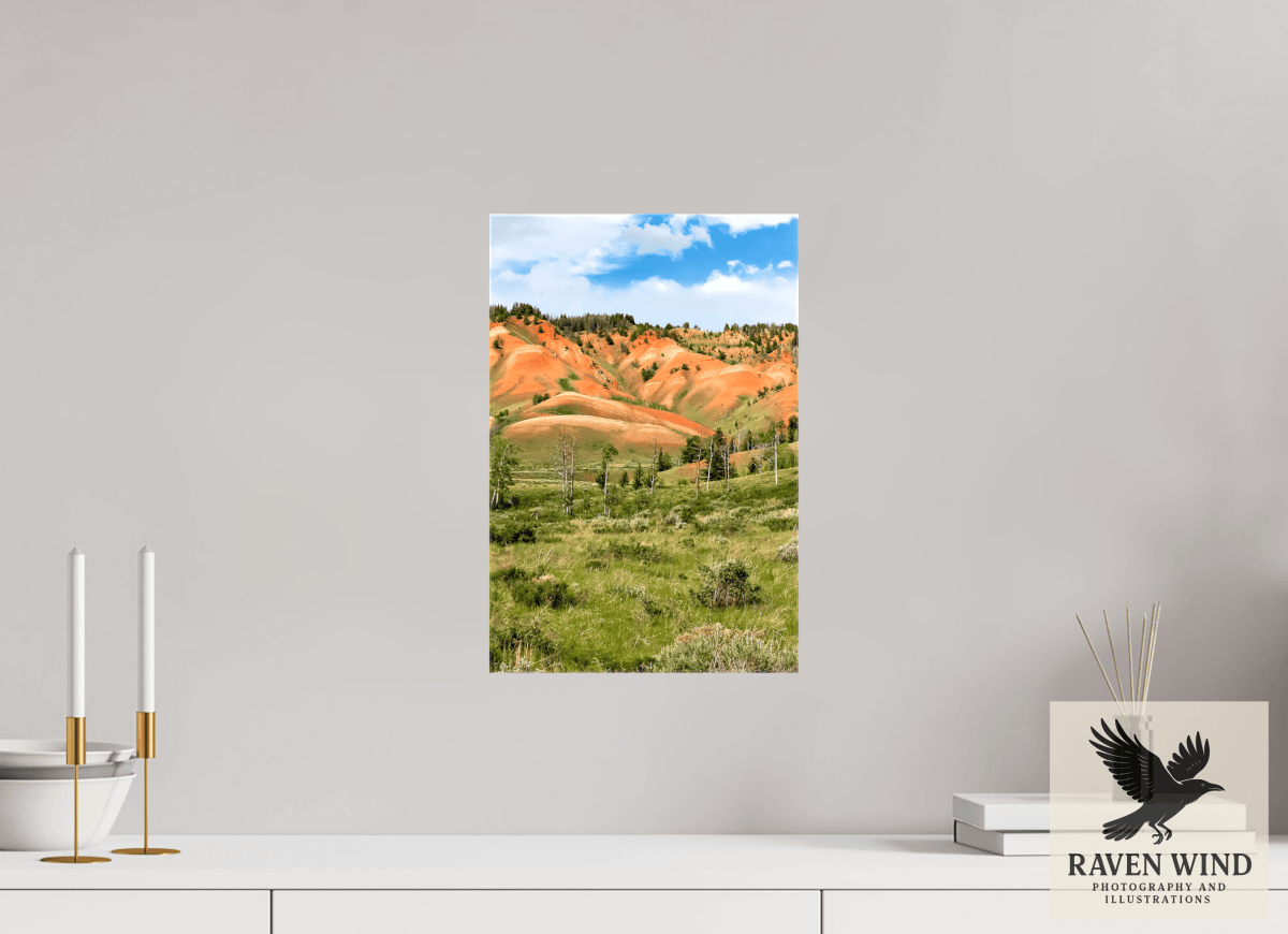 Raven Wind Photography & Illustrations-Salmon Hills Fine Art Nature Print -