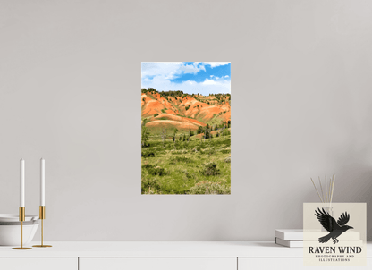 Raven Wind Photography & Illustrations-Salmon Hills Fine Art Nature Print -